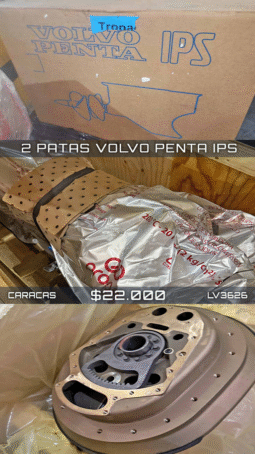 
										2 PATAS VOLVO PENTA IPS full									