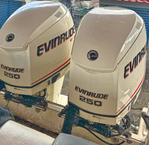 
								PAREJA EVINRUDE E-TEC 250HP full									