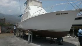 HATTERAS FISHER MOTOR YACHT BOAT CONVERTIBLE 36