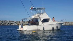 HATTERAS FISHER MOTOR YACHT BOAT CONVERTIBLE 36