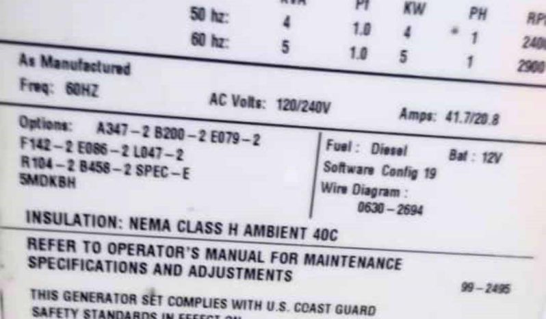 
								GENERADOR ONAN 9KVA full									